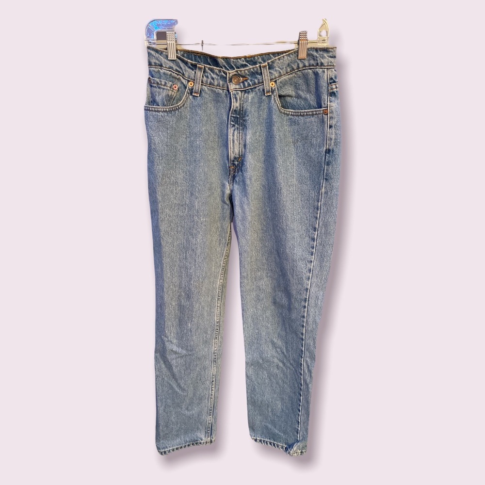 LEVI’s blue wide leg jeans